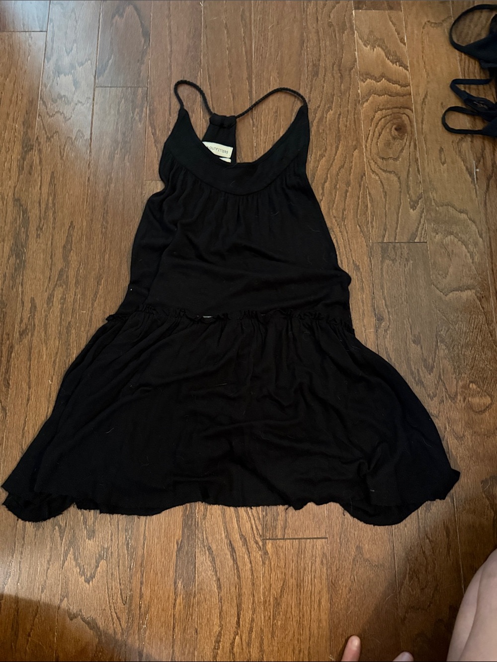 Urban Outfitters Black Strappy Dress